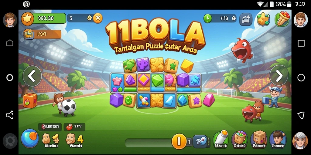 Screenshot gameplay 11BOLA dengan tantangan puzzle yang mengasyikkan.