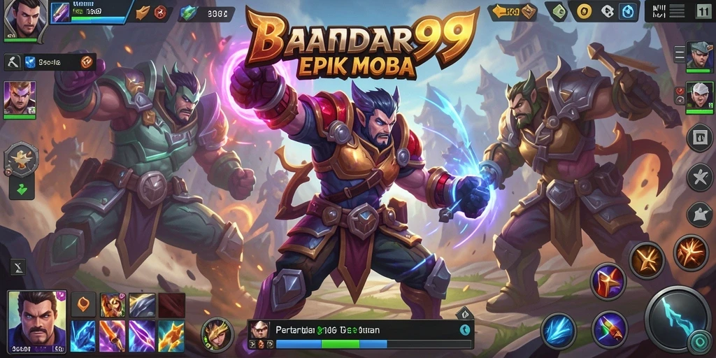 Tampilan gameplay seru dan strategi di BANDAR99.