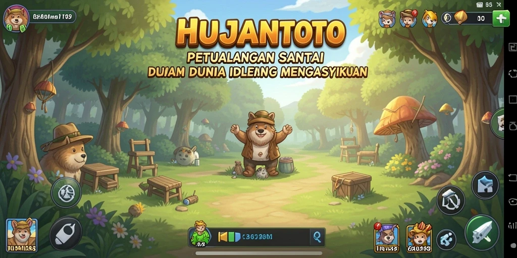 Screenshot menampilkan karakter yang aktif dalam gameplay Idle.