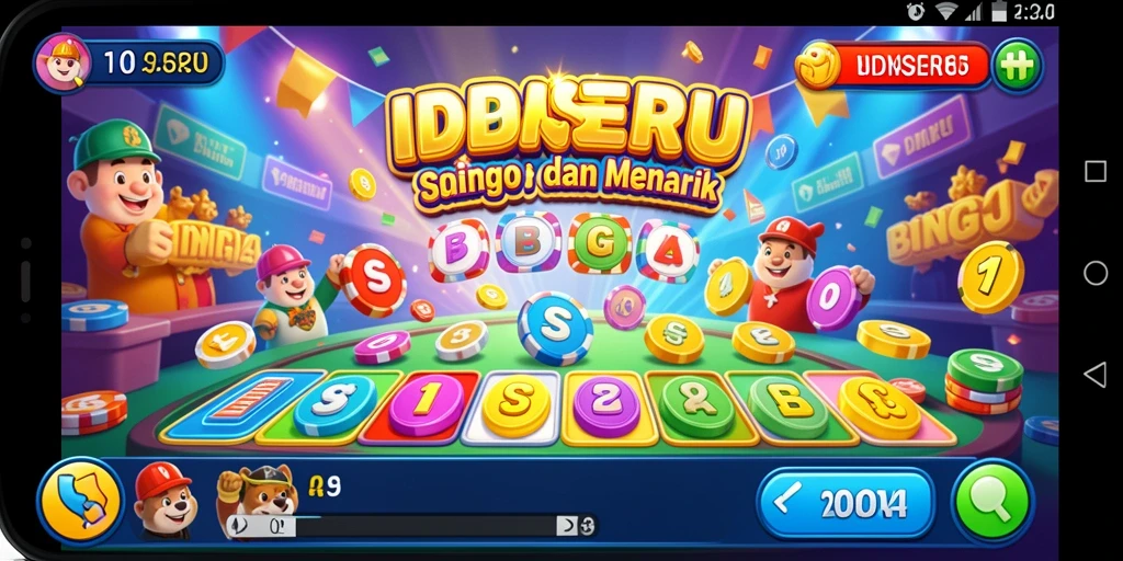 Gambaran gameplay seru dari IDNSERU saat bermain Bingo.