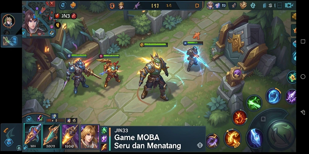 Tampilan gameplay JIN33 yang menegangkan dan penuh aksi.