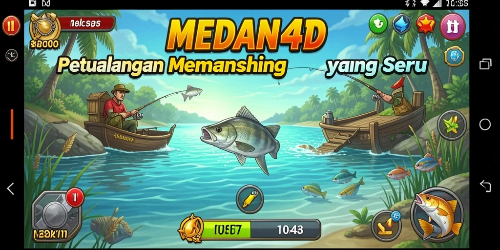 Gameplay seru saat menangkap ikan besar di MEDAN4D.