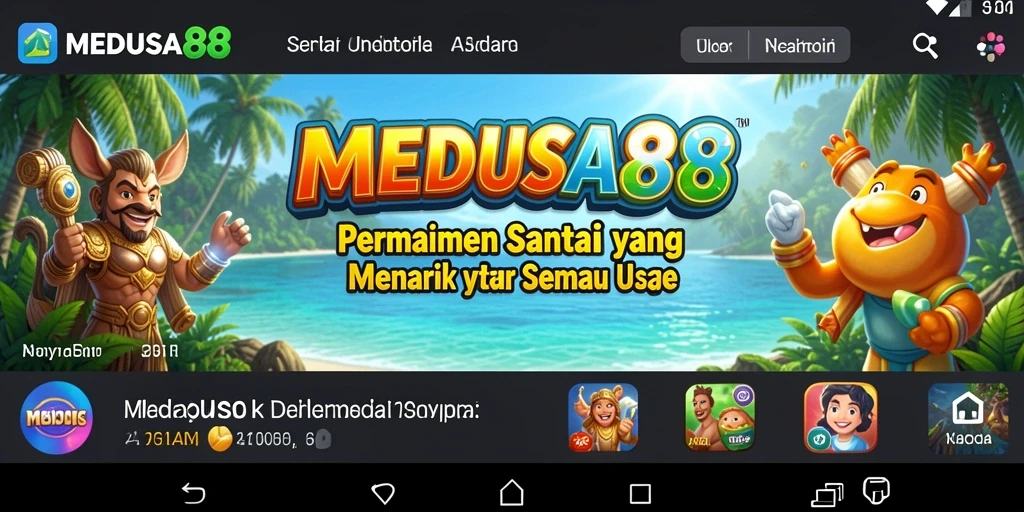 Tampilan gameplay yang seru dan menegangkan dalam MEDUSA88.