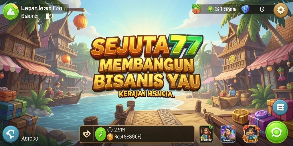 Tampilan gameplay SEJUTA77 yang interaktif dalam membangun bisnis.