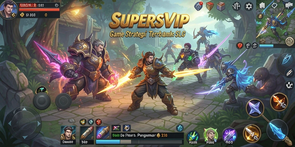 Tampilan gameplay menegangkan dengan strategi yang menarik.